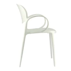 Abby Connubia® Fauteuil de jardin empilable en polypropylène recyclé