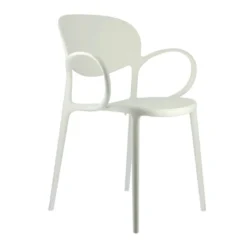 Abby Connubia® Fauteuil de jardin empilable en polypropylène recyclé