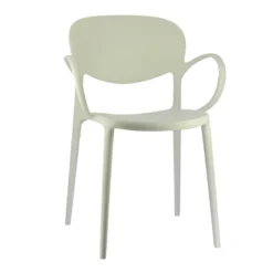 Abby Connubia® Fauteuil de jardin empilable en polypropylène recyclé