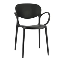 Abby Connubia® Fauteuil de jardin empilable en polypropylène recyclé