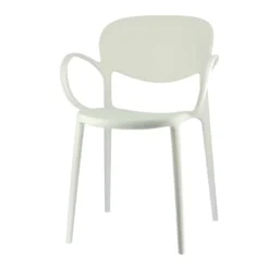 Abby Connubia® Fauteuil italien empilable en polypropylène recyclé