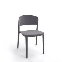 Abuela Chaise de terrasse moderne empilable en technopolymère