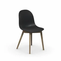 1665 Academy Connubia© Chaise scandinave en polypropylène et bois