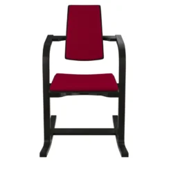 Actulum Varier® Fauteuil de bureau ergonomique à bascule en tissu et bois