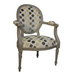 Adrien Fauteuil Louis XVI médaillon revisité fabrication française