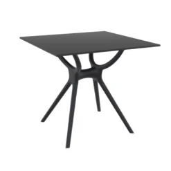 Air Table carrée petit espace en stratifié et polypropylène