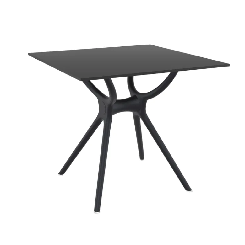 Air Table carrée petit espace en stratifié et polypropylène