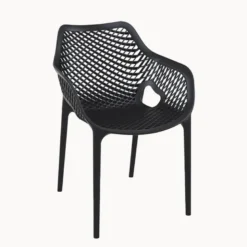 Air XL Fauteuil moderne empilable ajouré en polypropylène