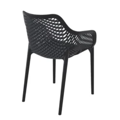 Air XL Fauteuil moderne empilable ajouré en polypropylène
