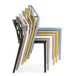 Alchemia Connubia® Chaise de jardin design empilable en polypropylène