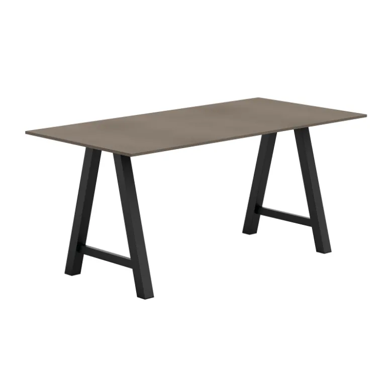 Alegro Table snack rectangulaire en stratifié avec pieds en forme de tréteau