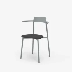 Alice Carrier® Chaise design en acier fabriquée en France