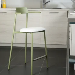 Alice Carrier® Tabouret de bar design en métal made in France