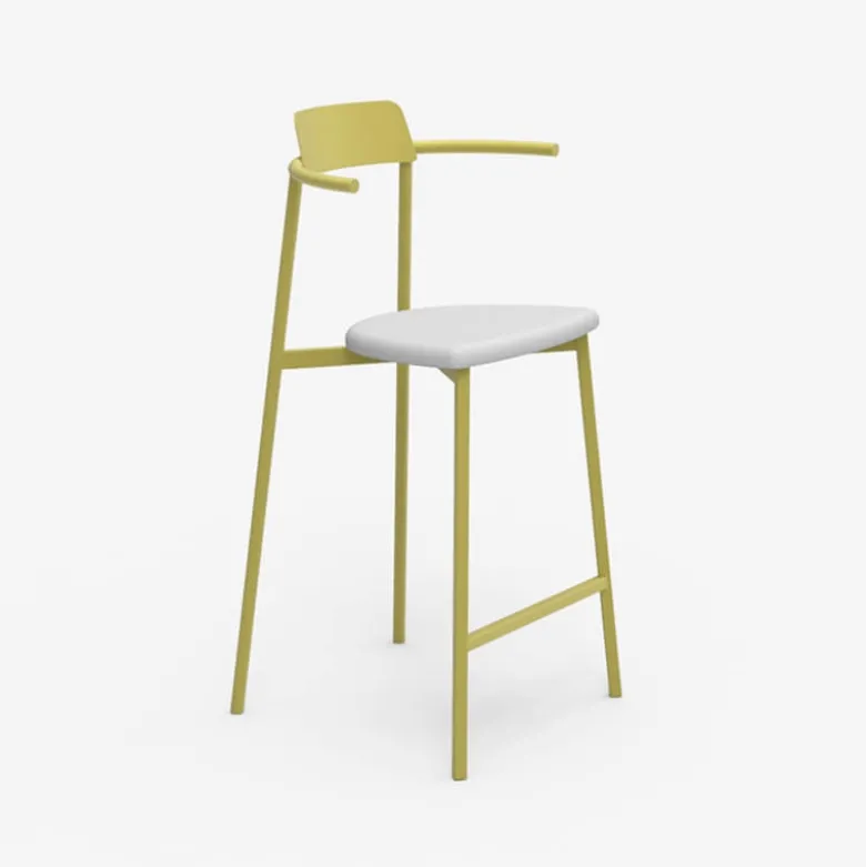 Alice Carrier® Tabouret de bar design en métal made in France