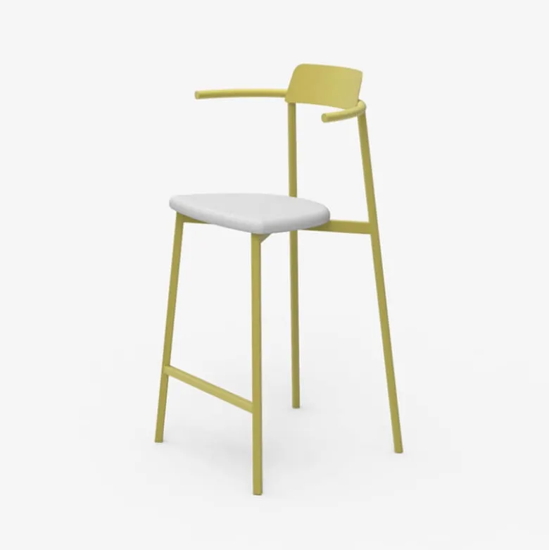 Alice Carrier® Tabouret de bar design en métal made in France