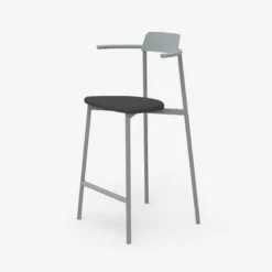 Alice Carrier ® Tabouret snack moderne en acier fabriqué en France
