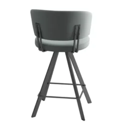 Allure Tabouret snack design pivotant en tissu