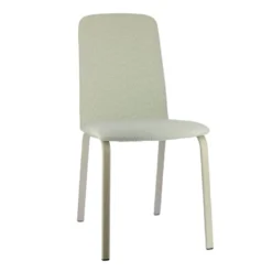 Altea Chaise en tissu et pieds en métal