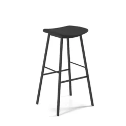 Ami Tabouret de bar en simili sans dossier moderne empilable