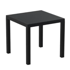 Ares Table de terrasse carrée en résine