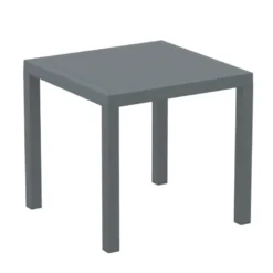 Ares Table de terrasse carrée en résine