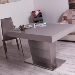Ares Wing Table modulable extensible réglable en hauteur en bois et métal