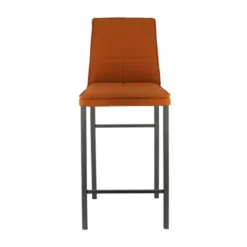 Atlanta Tabouret snack italien en synthétique avec pieds en métal