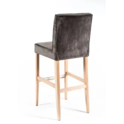 BarCarpe Tabouret de bar en tissu et bois