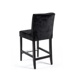 BarCarpe Tabouret snack en tissu et bois