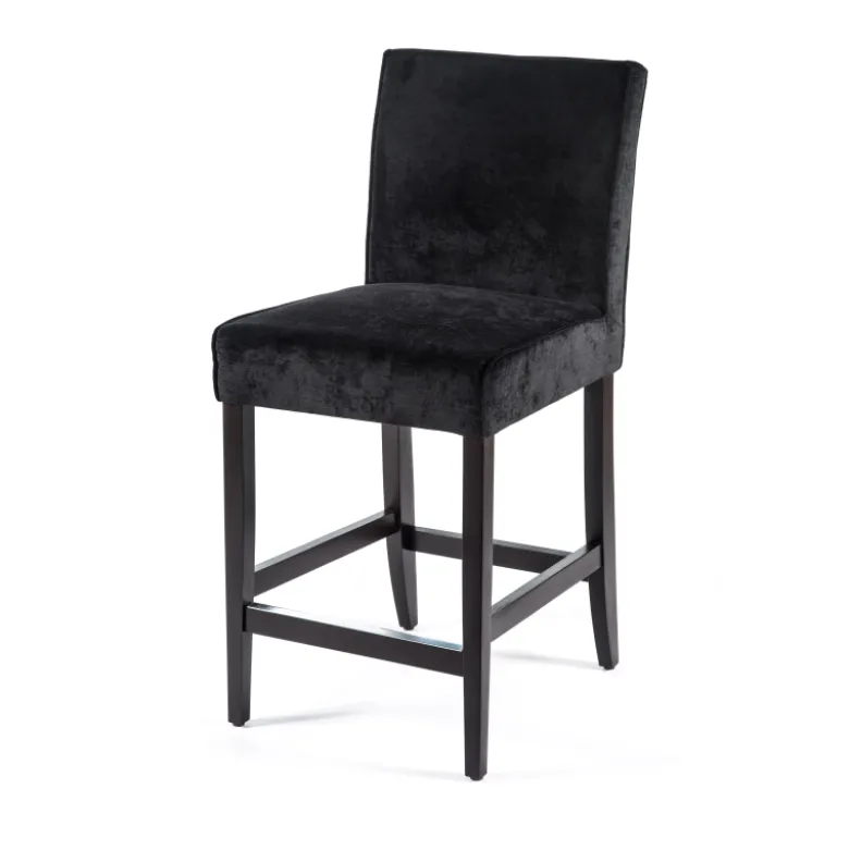 BarCarpe Tabouret snack en tissu et bois
