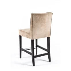 BarCarpe 2 Tabouret snack matelassé en tissu