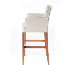 BarDiem 2 Tabouret de bar en synthétique et bois
