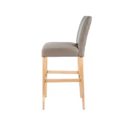BarFritz diamant Tabouret de bar matelassé sur le dos du dossier style contemporain