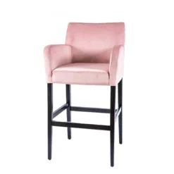 BarMoritzTabouret de bar en tissu avec accoudoirs