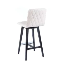BarPlaza diamant Tabouret snack style scandinave avec pieds en bois