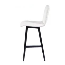 BarPlaza diamant Tabouret snack style scandinave avec pieds en bois