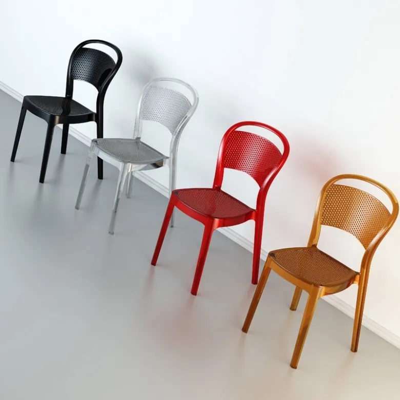Bee Chaise moderne en polycarbonate