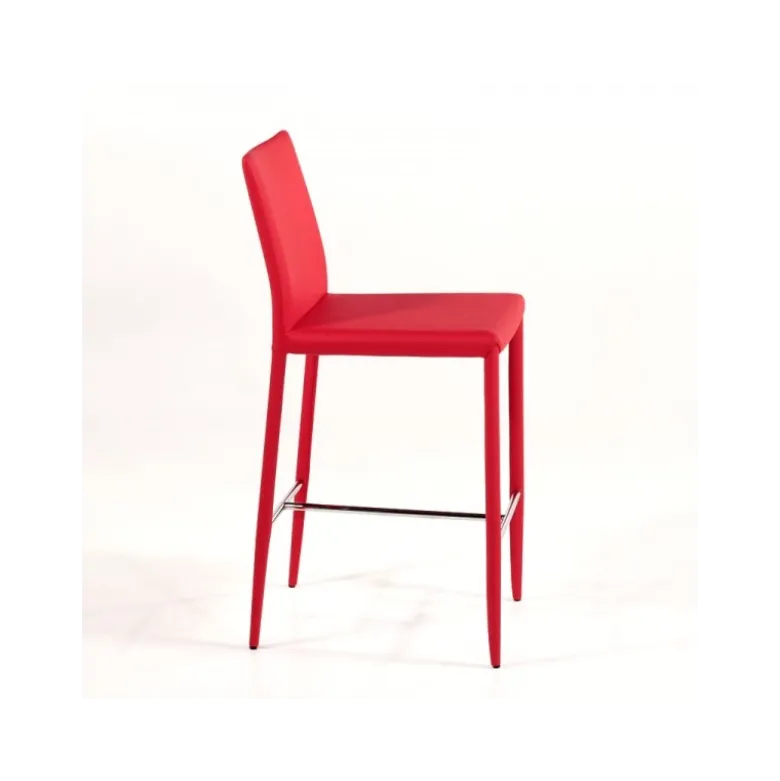 Beo Tabouret contemporain italien en cuir