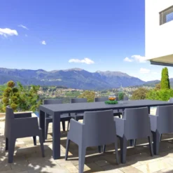 Box Fauteuil de terrasse moderne en polypropylène