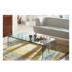 Bridge Sovet® Table basse moderne rectangulaire en verre