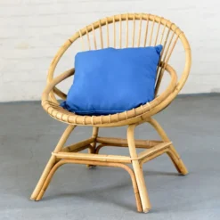 BrigitteFauteuil coquille en rotin