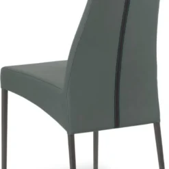 Carla Chaise en cuir de salle à manger italienne