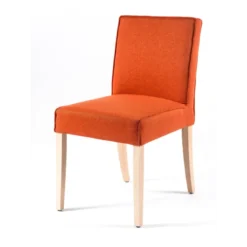 Carpe Chaise contemporaine en tissu et bois