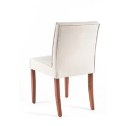 Carpe 2 Chaise matelassée en synthétique et bois