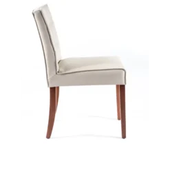 Carpe 2 Chaise matelassée en synthétique et bois