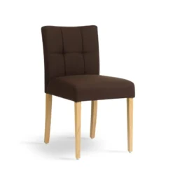 Carré Mobitec® Chaise rembourrée en bois et tissu