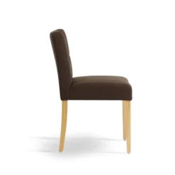 Carré Mobitec® Chaise rembourrée en bois et tissu