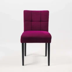 Carré Mobitec® Chaise rembourrée en bois et tissu