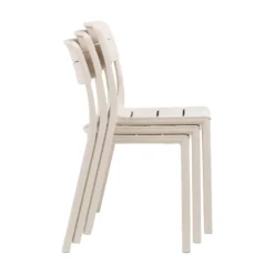 Cassia Chaise de jardin empilable en polypropylène