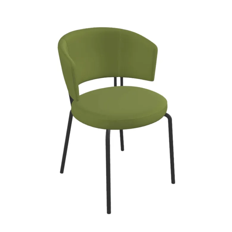 Chaise tendance de salle à manger en simili – Aero